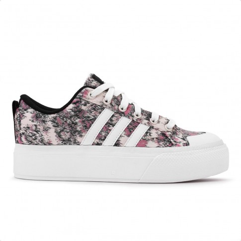 Tênis Adidas Bravada 2.0 Plataform Feminino Branco / Rosa