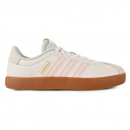 Tênis Adidas VL Court 3.0 Feminino Bege / Rosa