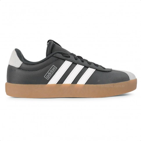 Tênis Adidas VL Court 3.0 Feminino Grafite / Branco
