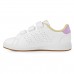 Tênis Adidas Advantage Base Infantil Branco / Rosa