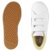 Tênis Adidas Advantage Base Infantil Branco / Rosa