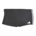 Sunga Adidas 3 Listras Grafite / Branco