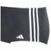 Sunga Adidas 3 Listras Grafite / Branco