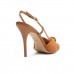 Scarpin Arezzo Suede Salto Alto Feminino Marron