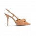 Scarpin Arezzo Suede Salto Alto Feminino Nude