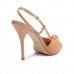 Scarpin Arezzo Suede Salto Alto Feminino Nude