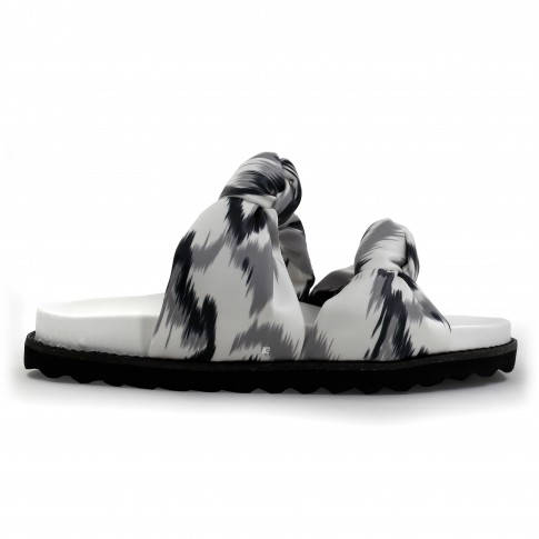 Sport Sandal Cecconello Tira em Nó Branco / Cinza