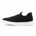 Tênis Comfortflex Casual Slip On Feminino Preto / Branco