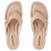Chinelo Comfortflex Metallic Detail Feminino Nude / Dourado