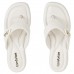 Chinelo Comfortflex Metallic Feminino Branco / Dourado