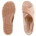 Sandália Comfortflex Tiras Cruzadas Feminina Nude / Nude