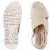 Sandália Comfortflex Total Care Feminina Bege / Creme