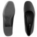 Scarpin Comfortflex Salto Bloco Feminino Preto / Preto