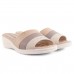 Tamanco Comfortflex Casual Feminino Creme / Bege