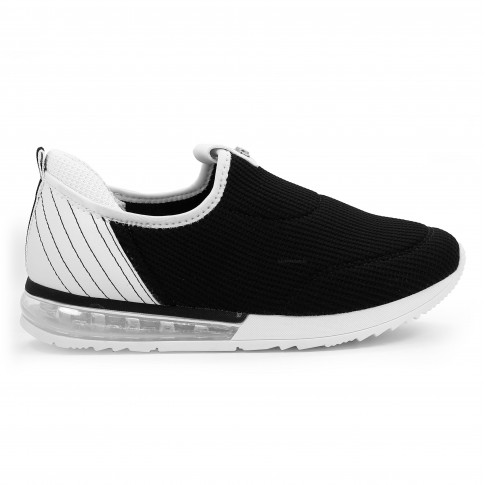 Tênis Comfortflex Lunar Preto / Branco