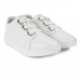 Tênis Comfortflex Relax Casual Feminino Branco / Dourado
