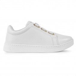 Tênis Comfortflex Relax Casual Feminino Branco / Dourado
