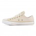 Tênis Converse All Star Chuck Taylor Cano Baixo Feminino Bege / Branco