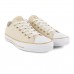 Tênis Converse All Star Chuck Taylor Cano Baixo Feminino Bege / Branco