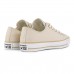 Tênis Converse All Star Chuck Taylor Cano Baixo Feminino Bege / Branco