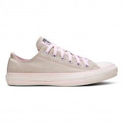 Tênis Converse Chuck Taylor All Star Canvas+1 Cano Baixo Feminino Bege / Rosa