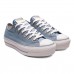 Tênis Converse Chuck Taylor All Star Lift Summer Metals Azul / Branco