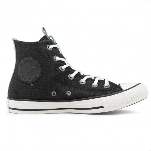 Tênis Converse Chuck Taylor All Star Play On Utility Cano Alto Feminino Preto / Verde