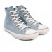 Tênis Converse Chuck Taylor All Star Summer Metals Cano Alto Azul / Dourado