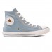 Tênis Converse Chuck Taylor All Star Summer Metals Cano Alto Azul / Dourado