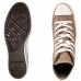 Tênis Converse Chuck Taylor All Star Summer Metals Cano Alto Marrom / Dourado