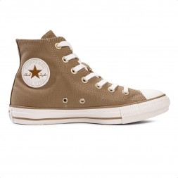 Tênis Converse Chuck Taylor All Star Summer Metals Cano Alto Marrom / Dourado