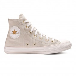 Tênis Converse Chuck Taylor All Star Summer Metals Cano Alto Rosê / Nude