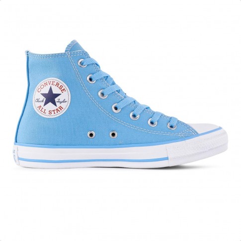 Tênis Converse X Disney Stitch Chuck Taylor All Star Feminino Azul Claro / Branco