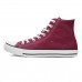Tênis Converse Chuck Taylor All Star Cano Alto Feminino Bordô / Branco