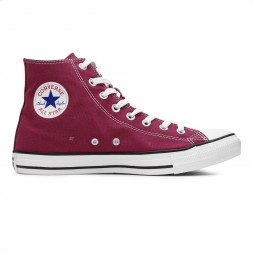 Tênis Converse Chuck Taylor All Star Cano Alto Feminino Bordô / Branco