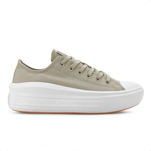 Tênis Converse Chuck Taylor All Star Move Feminino Bege / Branco