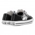Tênis Converse All Star Chuck Taylor Mickey Juvenil Preto / Branco