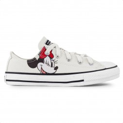 Tênis Converse All Star Chuck Taylor Minnie Juvenil Off white / Preto