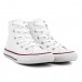 Tênis Converse Chuck Taylor All Star Cano Alto Juvenil Branco / Vermelho