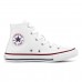 Tênis Converse Chuck Taylor All Star Cano Alto Juvenil Branco / Vermelho