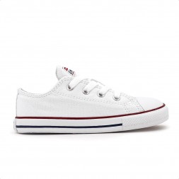 Tênis Converse Chuck Taylor All Star Canvas Infantil Branco / Vermelho