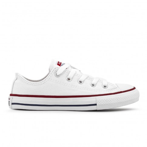 Tênis Converse Chuck Taylor All Star Juvenil - Branco / Vermelho