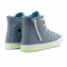 Tênis Converse Chuck Taylor All Star Sidi Zip Infantil Azul / Verde