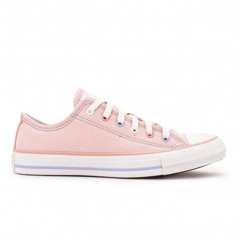 Tenis converse rosa pastel top