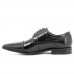 Sapato Democrata Casual Masculino Preto / Preto