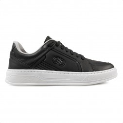 Sapatênis Democrata Denim Bold Casual Masculino Preto / Branco