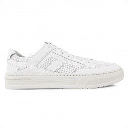 Sapatênis Democrata Denim Wide Masculino Branco / Bege