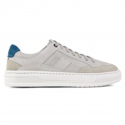 Sapatênis Democrata Denim Wide Masculino Cinza / Marinho