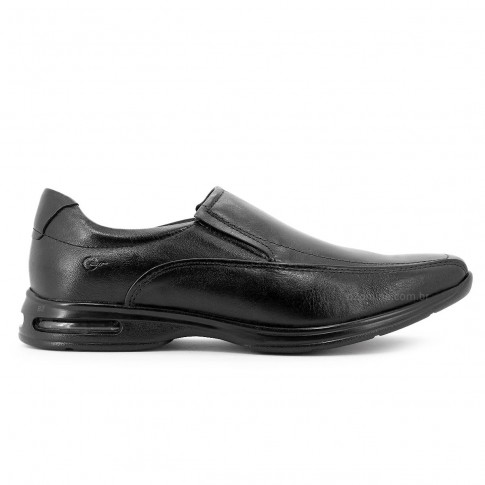 Sapato Democrata Smart Comfort Air Spot Slip On Masculino Preto