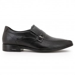 Sapato Democrata Smart Comfort Point Masculino Preto / Preto